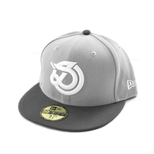 DLOG - New Era 59Fifty Fitted Cap - Light Grey Charcoal