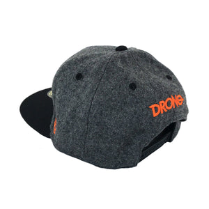 DLOG - Snapback Cap - Charcoal Orange