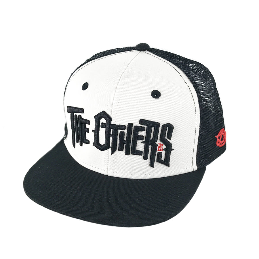 DRONE x THE OTHERS - Trucker Snapback Cap - Black/White